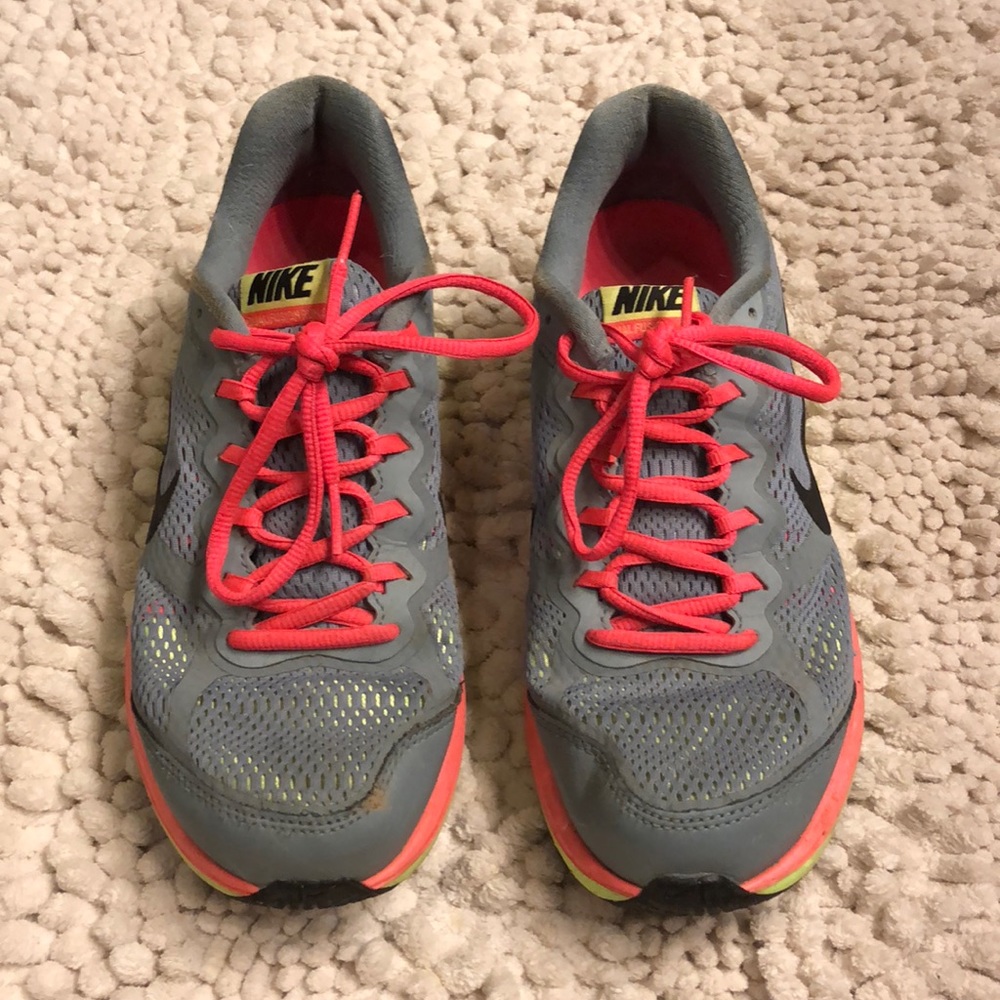 Women’s Nike Gray/Neon Dual Fusion Tennis Shoes